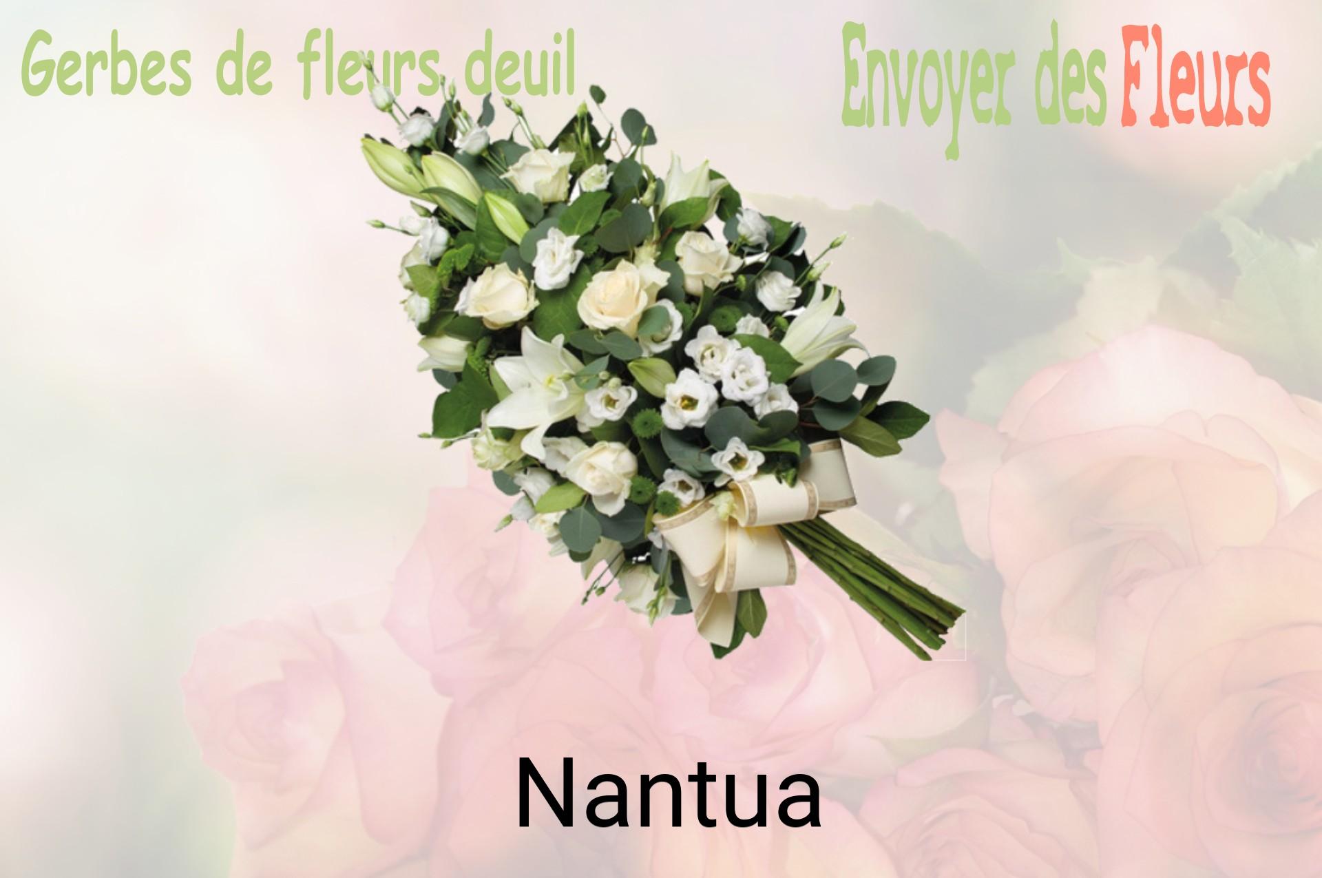Gerbe de fleurs de deuil livrée à Nantua